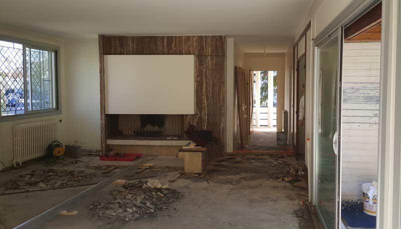 Grand pièce avant rénovation