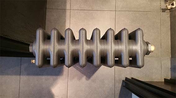 Radiateur vu du dessus