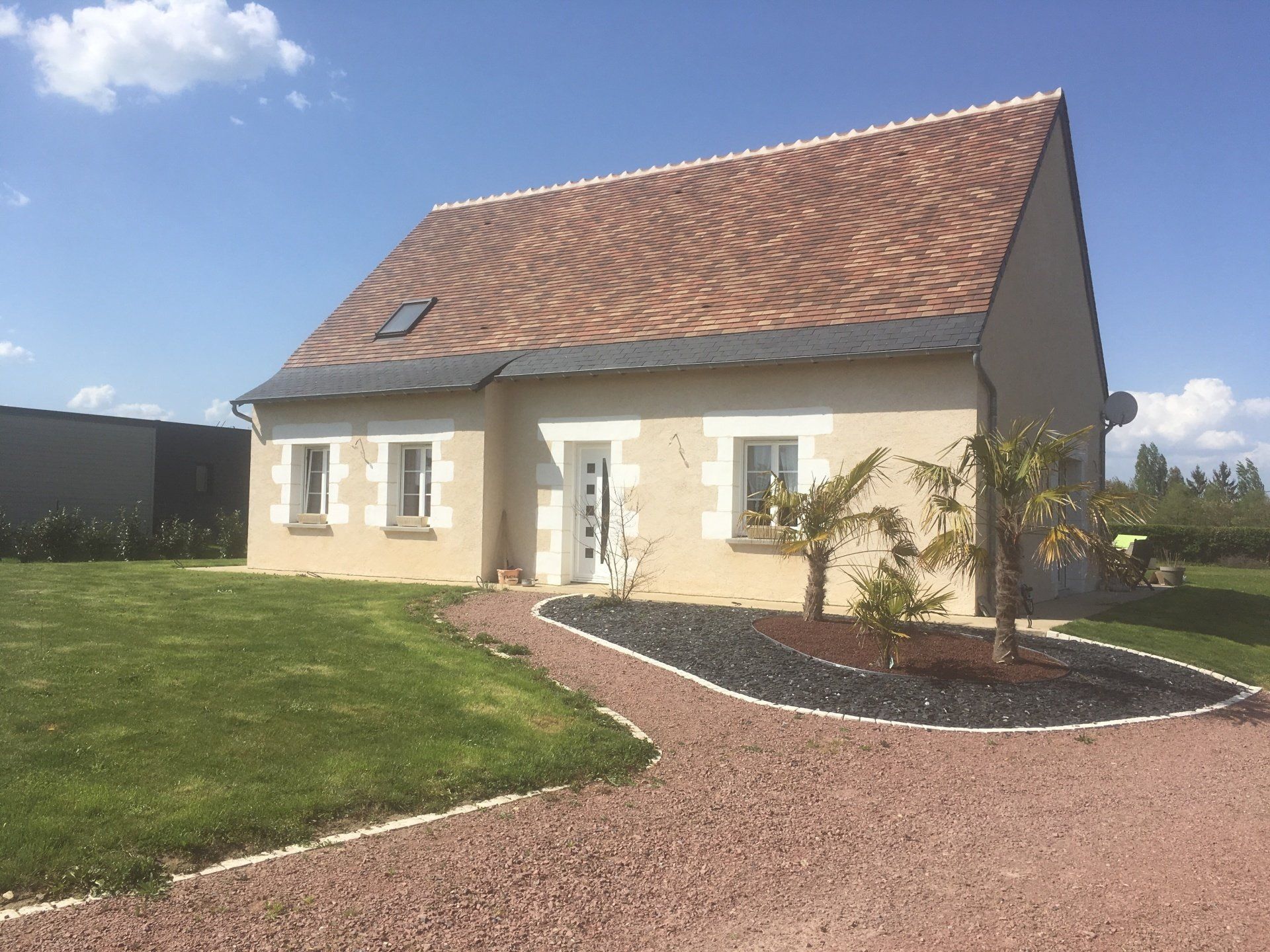 Construction neuve avec pose d'enduit