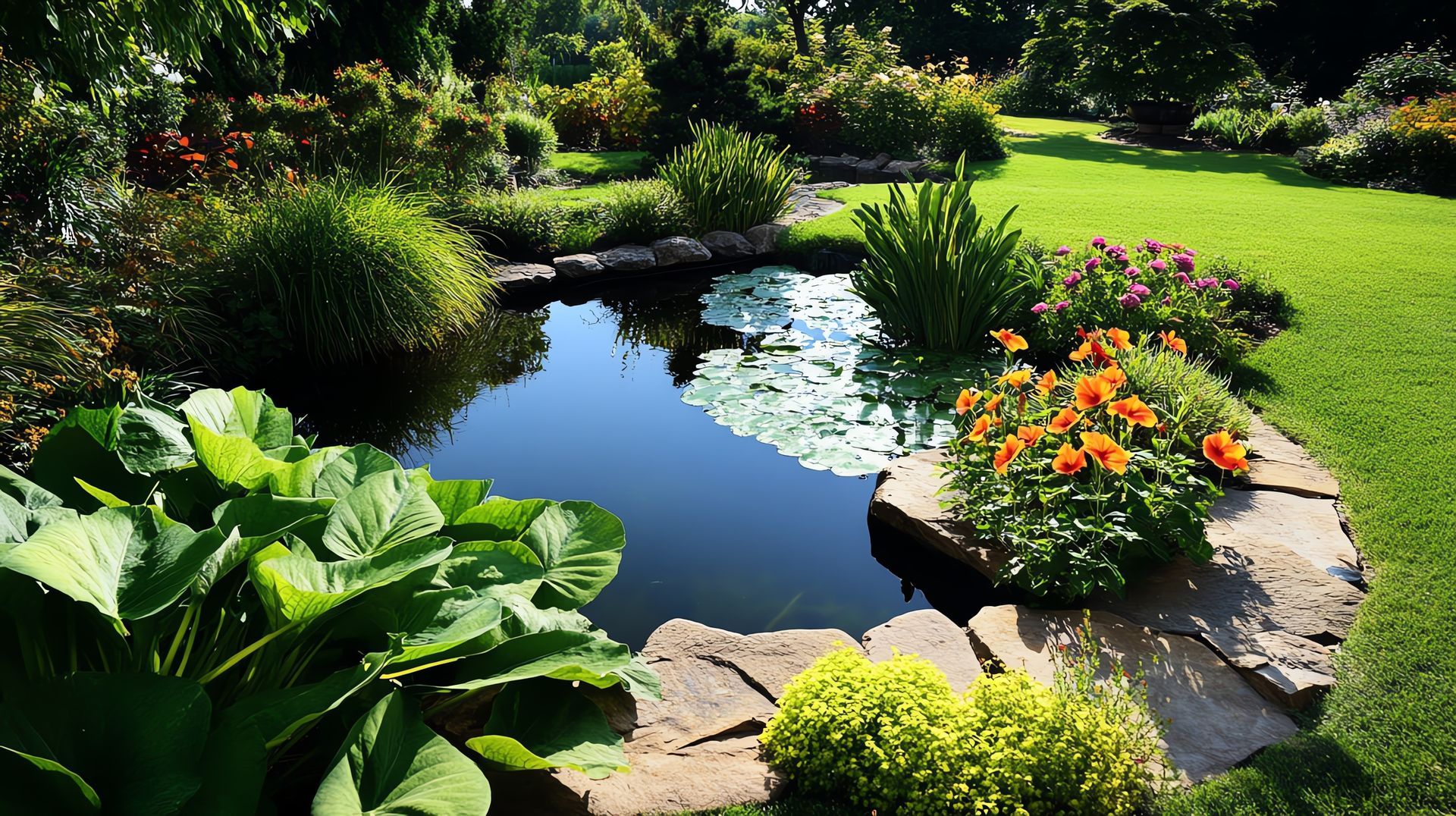 Un jardin tropical