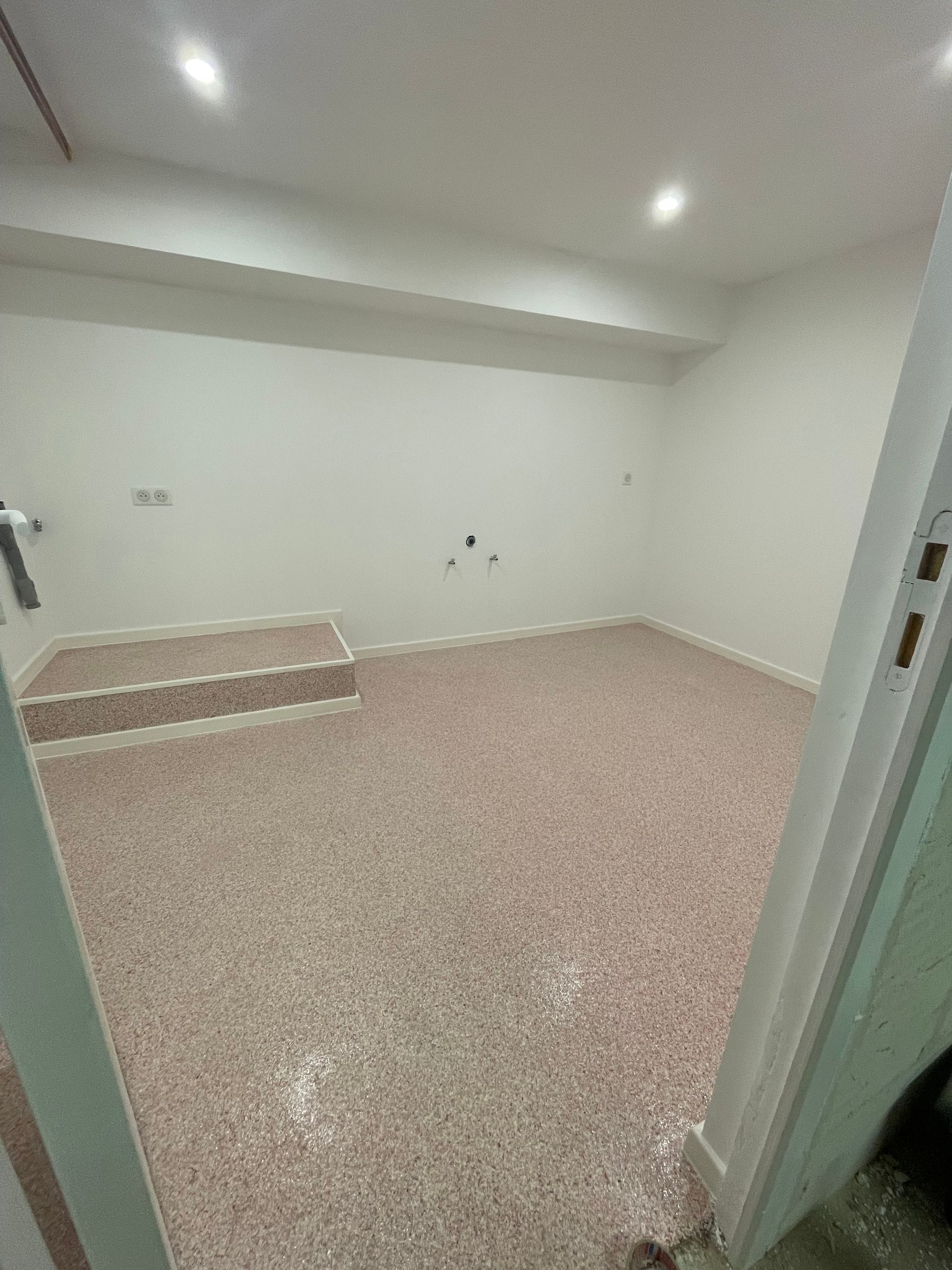 Un sol de buanderie en résine