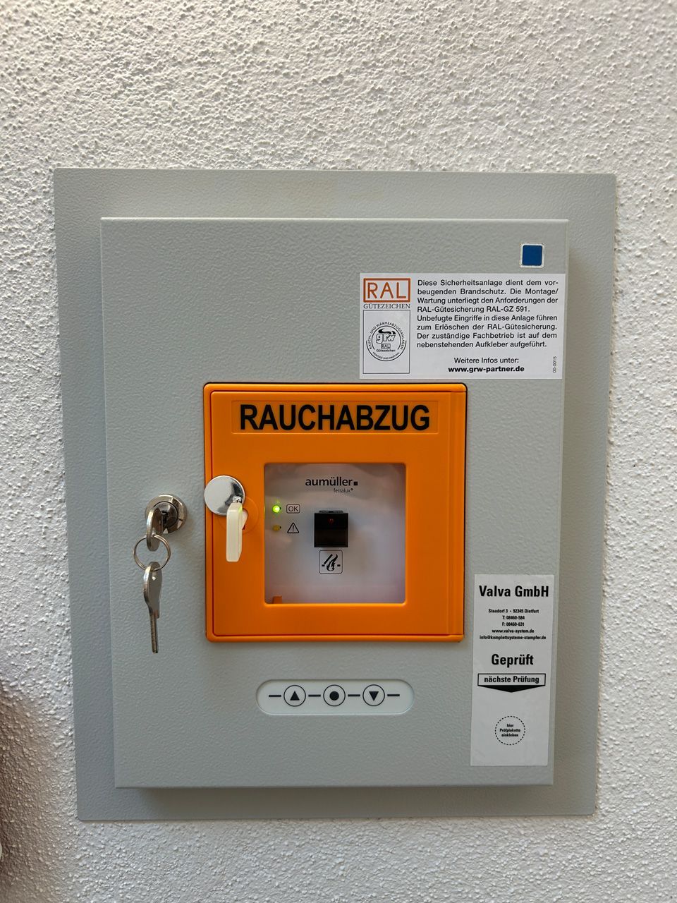Treppenraumentrauchung