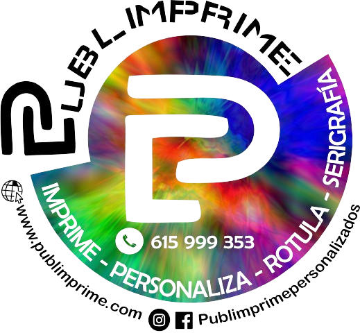 Un logotipo colorido con la letra p en el centro.