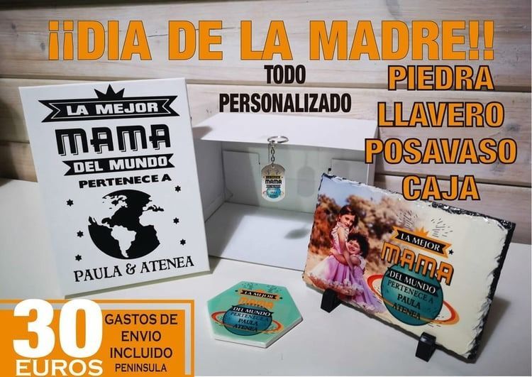 A sign that says dia de la madre on it