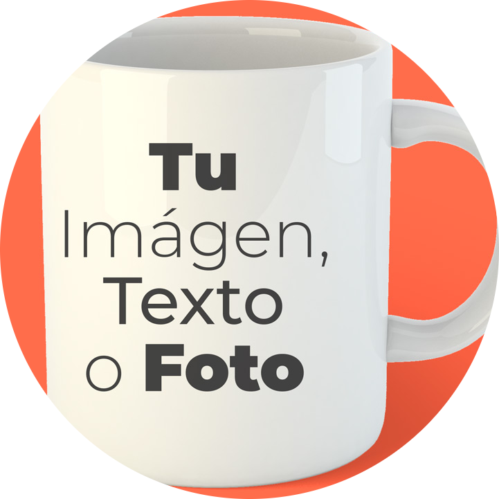 A coffee mug that says tu imagen texto o foto
