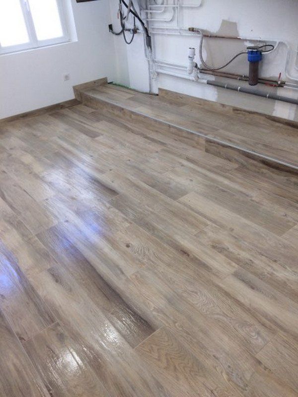 carrelage aspect parquet