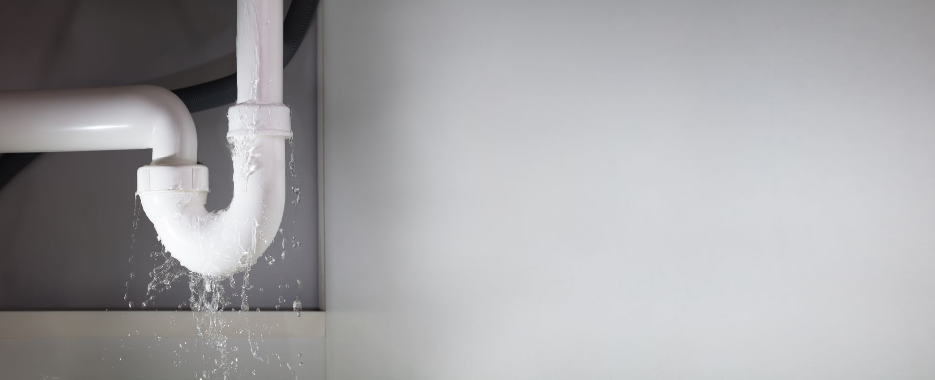 Un siphon qui fuit