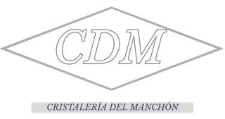 Logo: "CDM" inside a diamond shape; "Cristalería del Manchón" below.