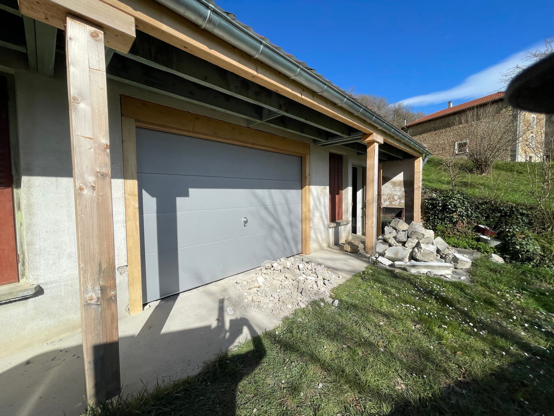 Porte de garage roulante
