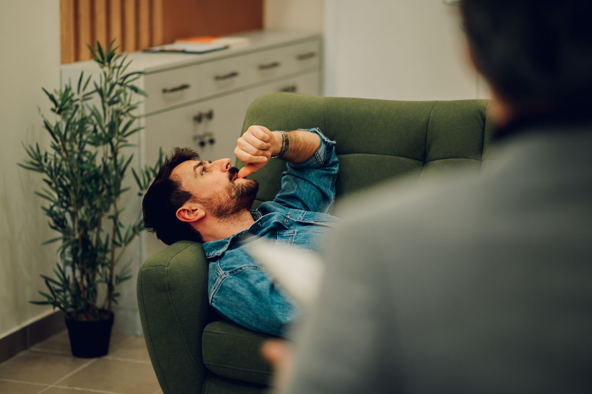 Réflexion sur un canapé