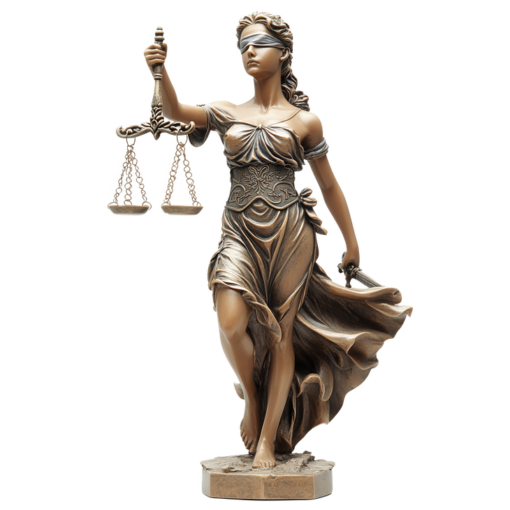 Statue de la justice.