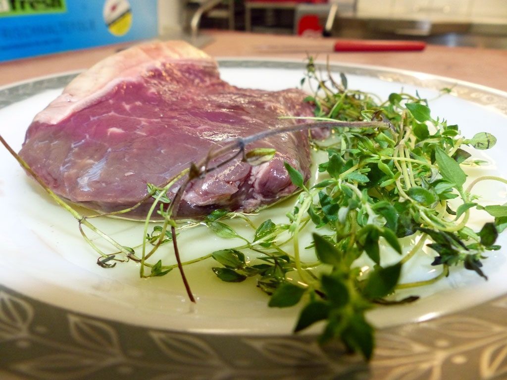 Rohes Rinds-Entrecôte