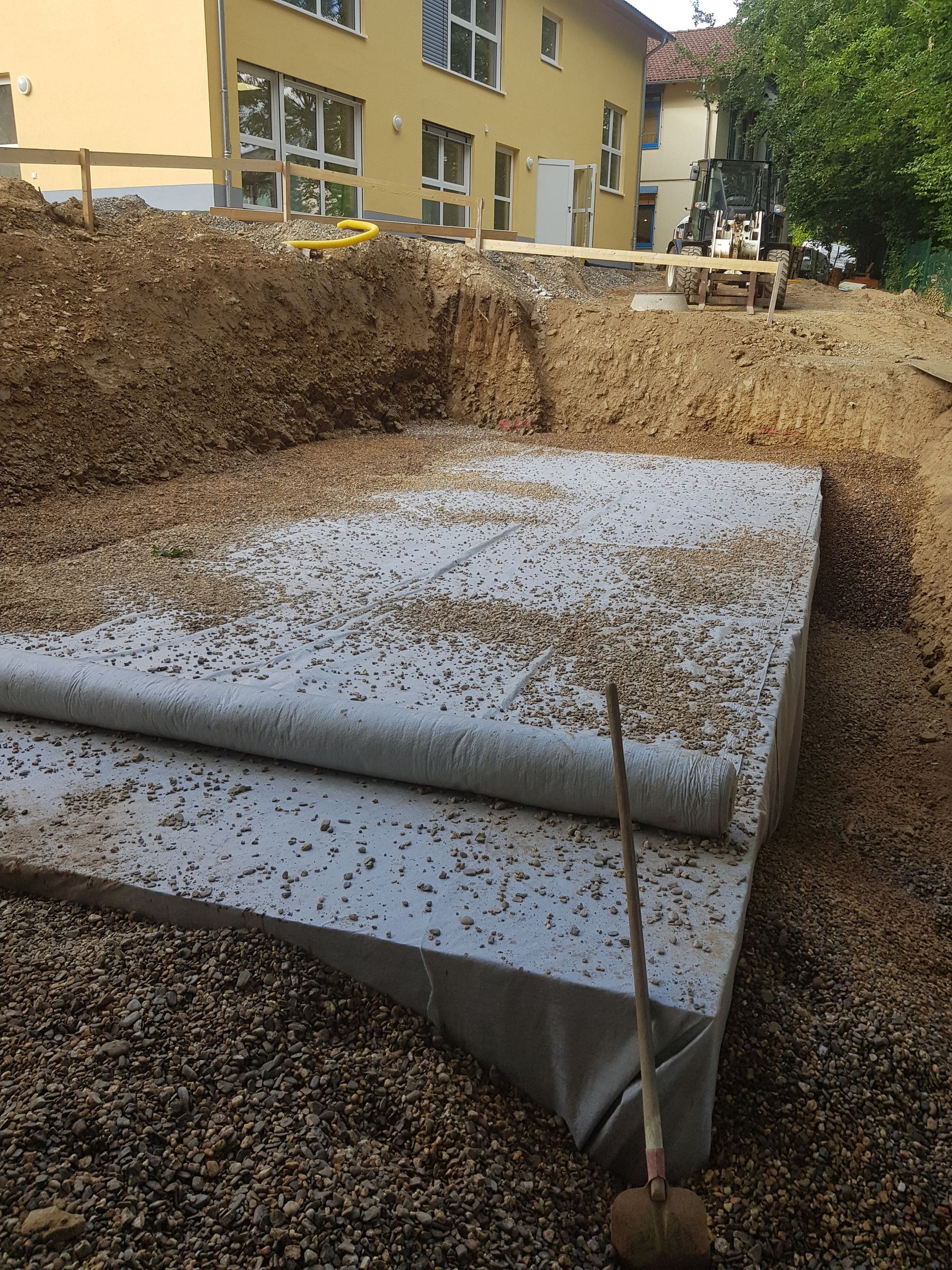 Tiefbau Lemm GmbH, ERSTELLUNG EINER RIGOLE