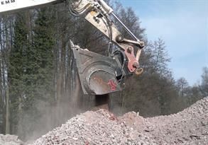 Tiefbau Lemm GmbH, Bauschuttaufbereitung