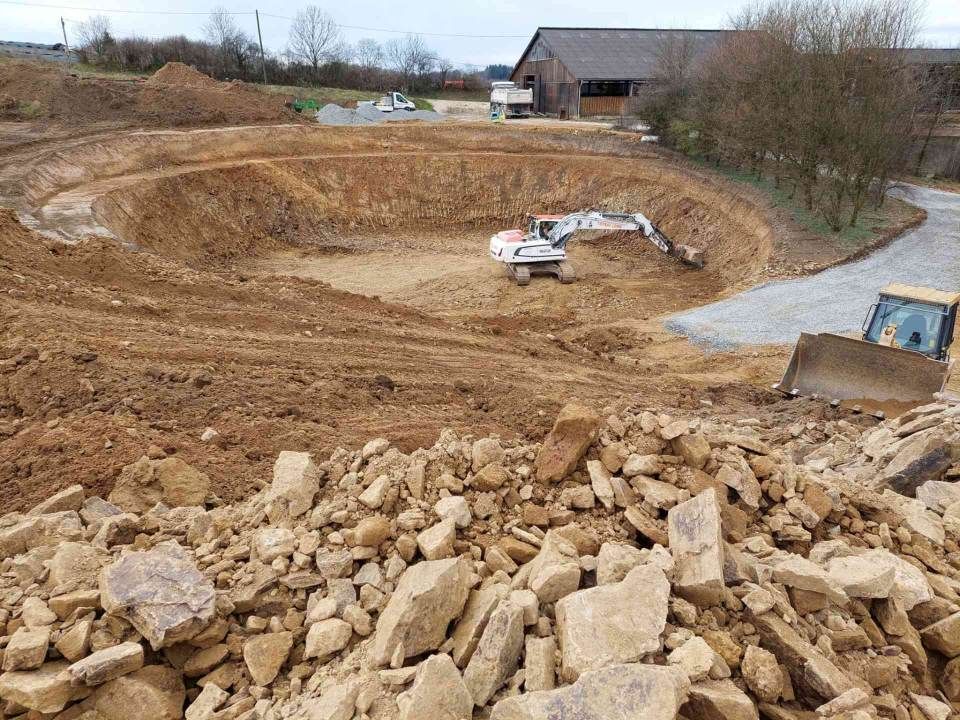 Tiefbau Lemm GmbH, Baustelle