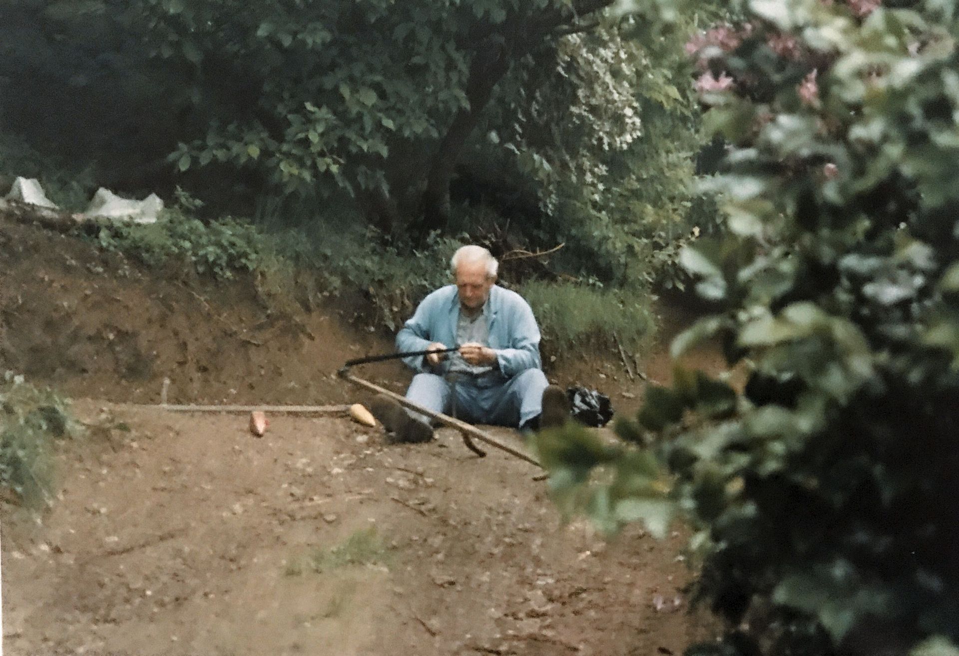 silvio che affila la ranza anni '80