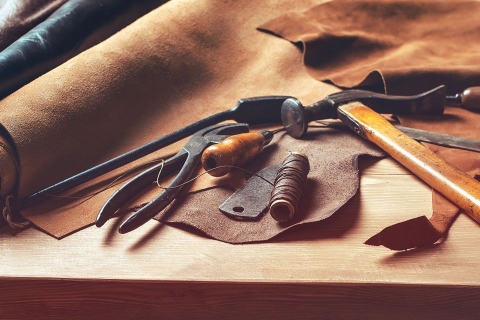 Schuhmacherwerkzeuge