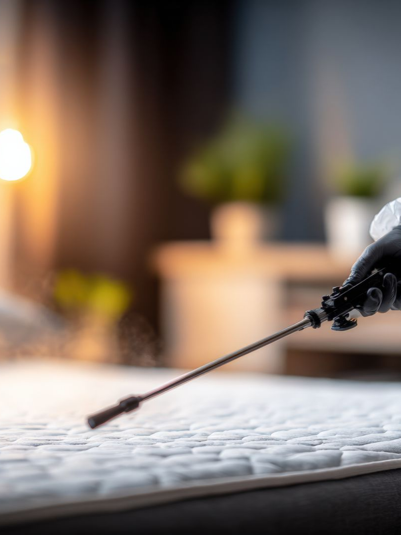 Traitement contre les punaises de lit sur un matelas