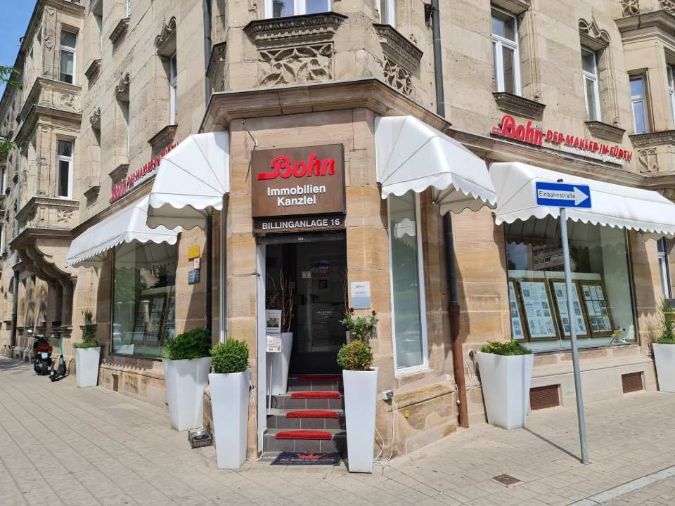 Eingang zum Immobilienbüro der Ewald Bohn GmbH
