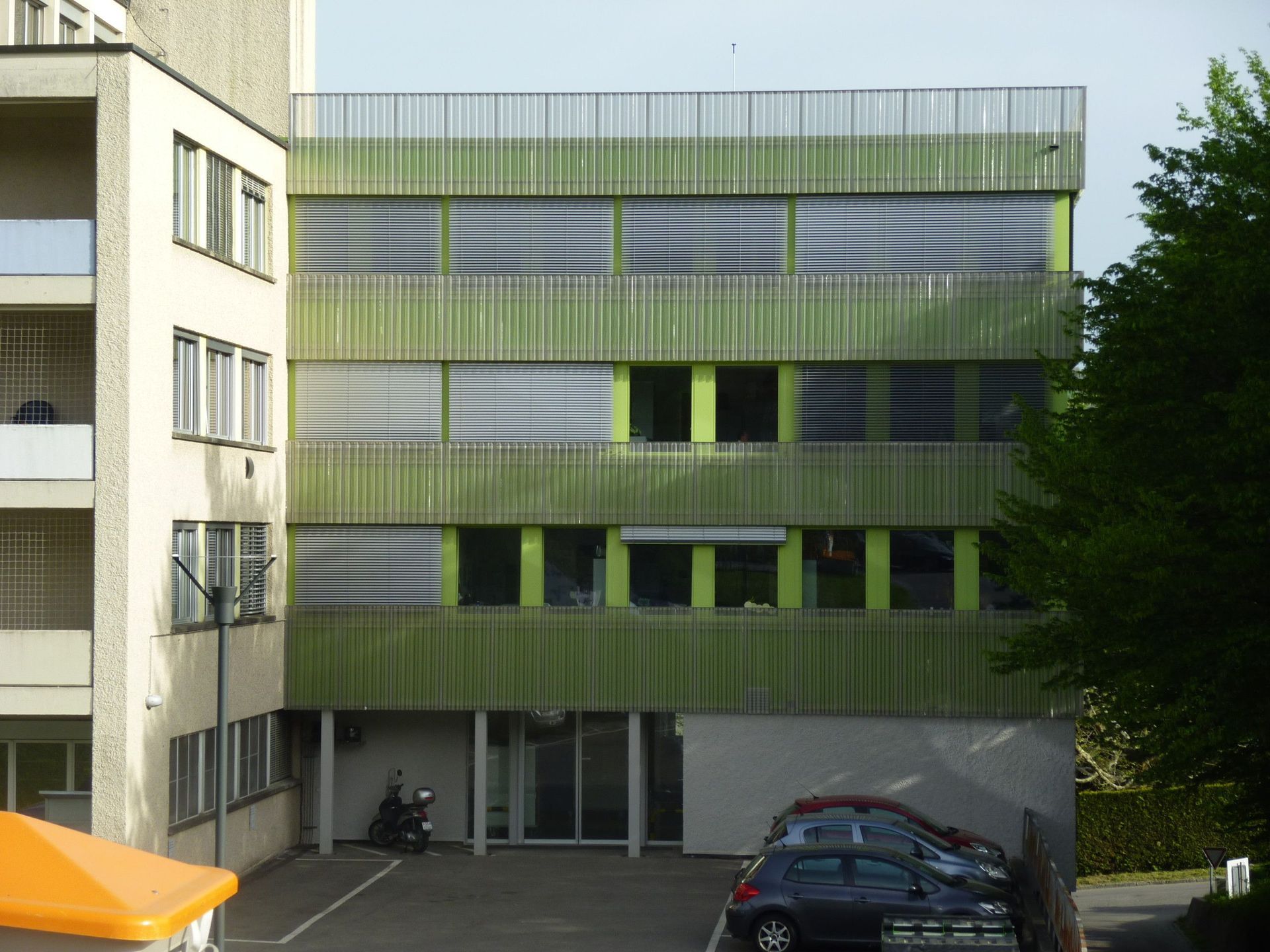 Provisorium Kinderspital St. Gallen - K&K Fassaden AG
