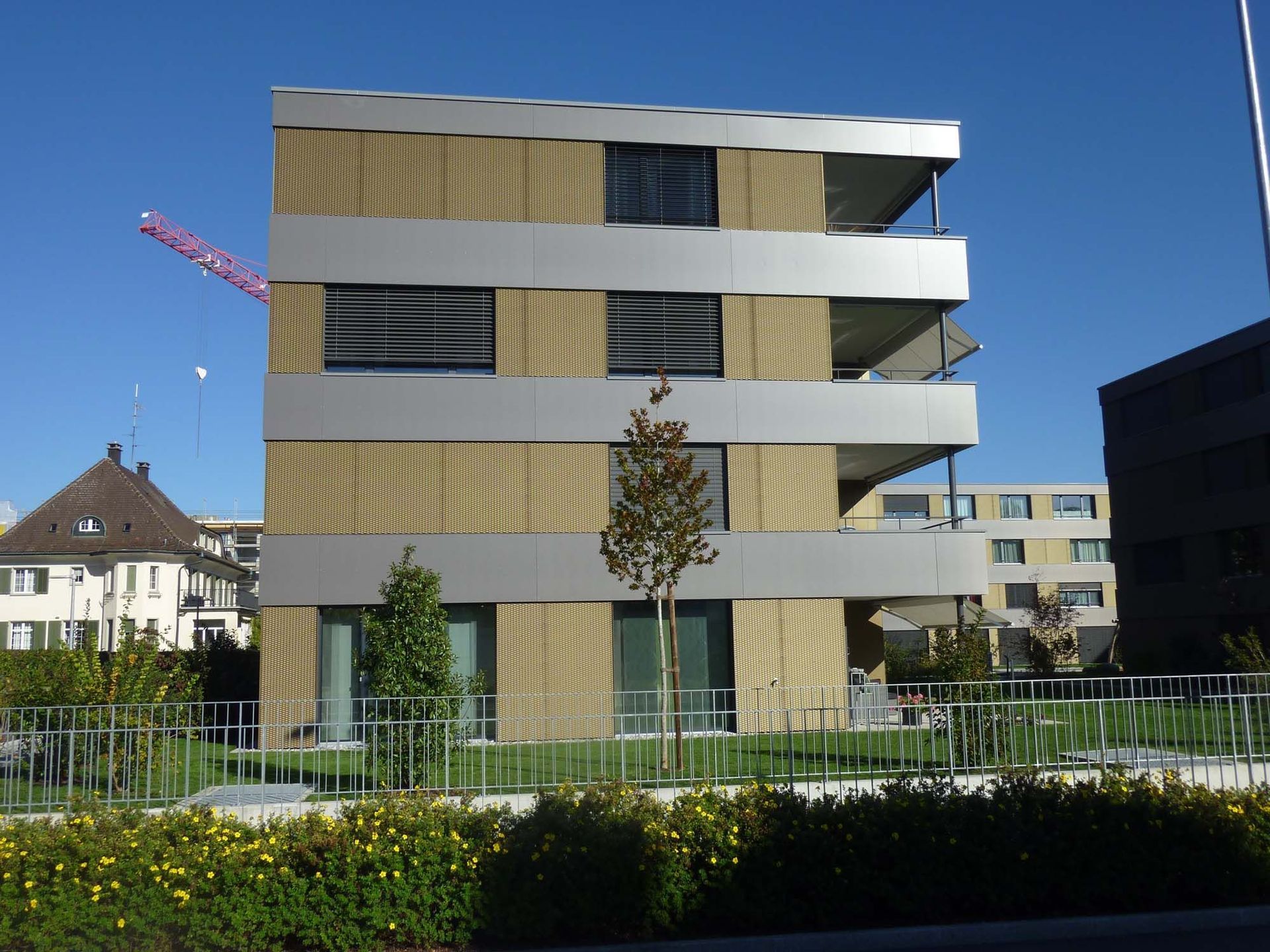 Überbauung Quellenhof, Amriswil - K&K Fassaden