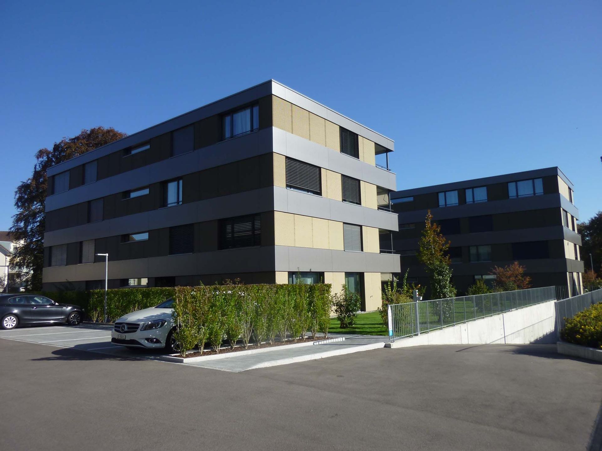 Überbauung Quellenhof, Amriswil - K&K Fassaden