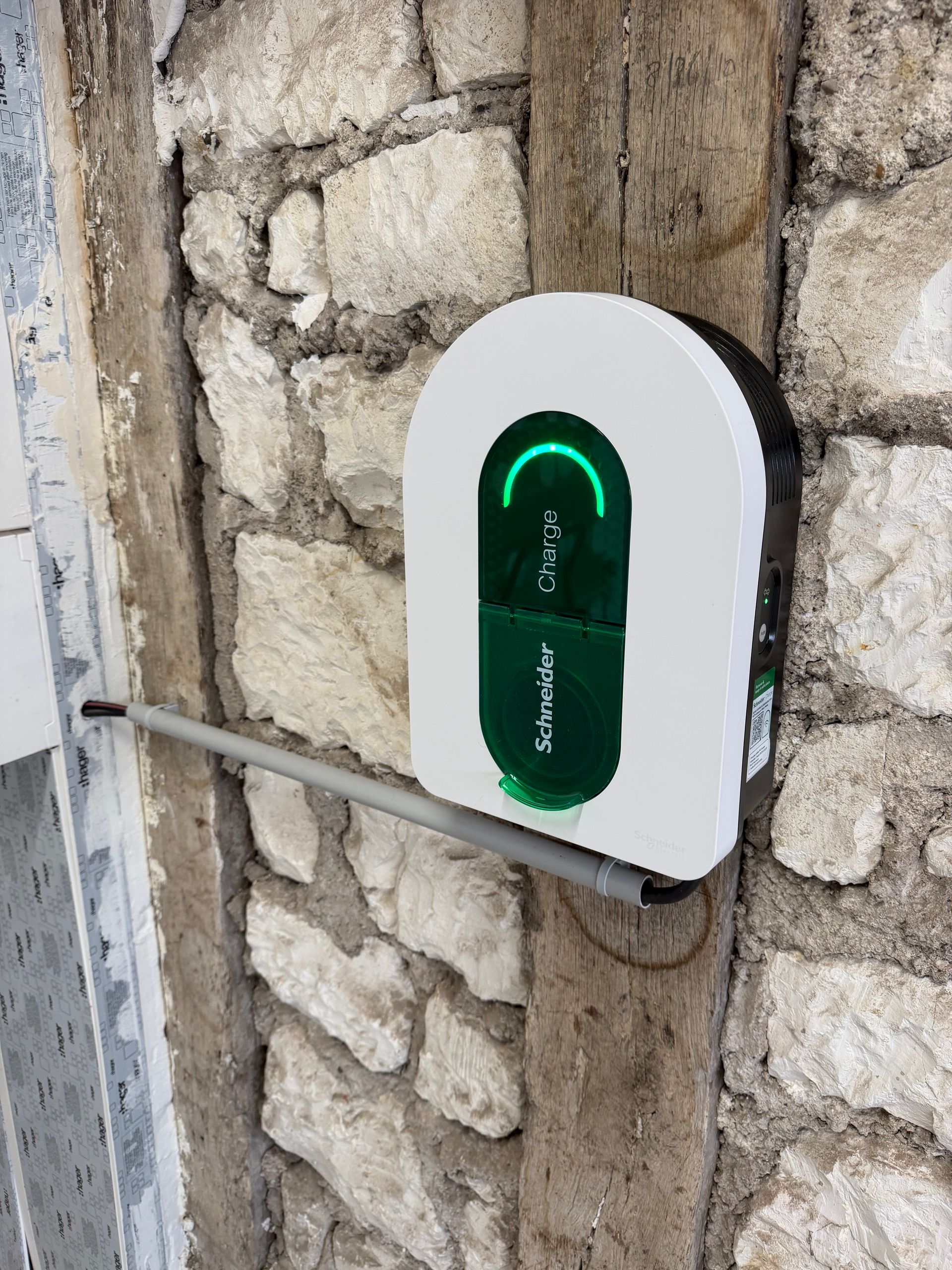 Une borne de recharge pour véhicules électriques
