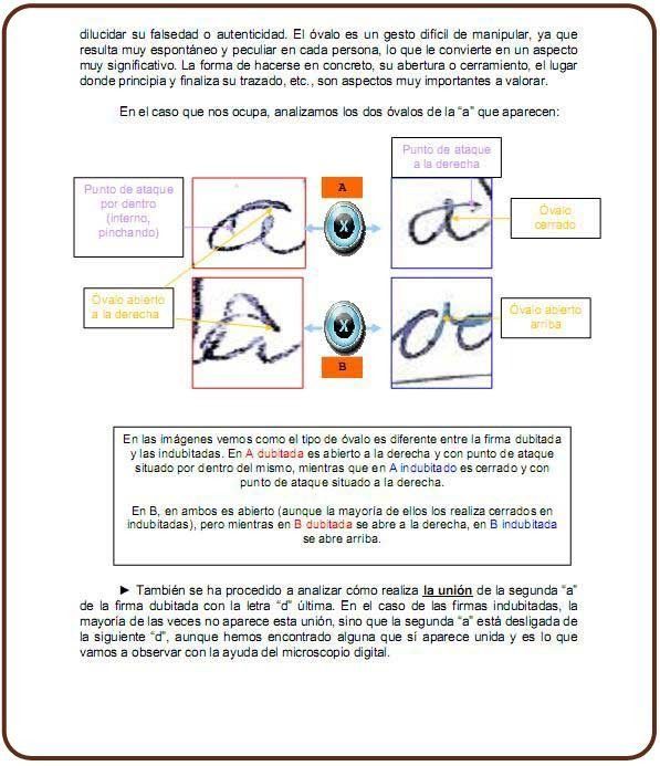 Hoja de ejercicios de español con ejemplos de escritura a mano del antes y el después, y notas de corrección alrededor de dos filas de letras cursivas.