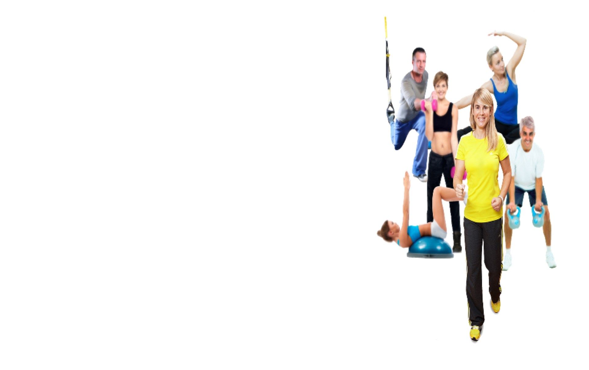 Personen die verschiedene Sportarten machen