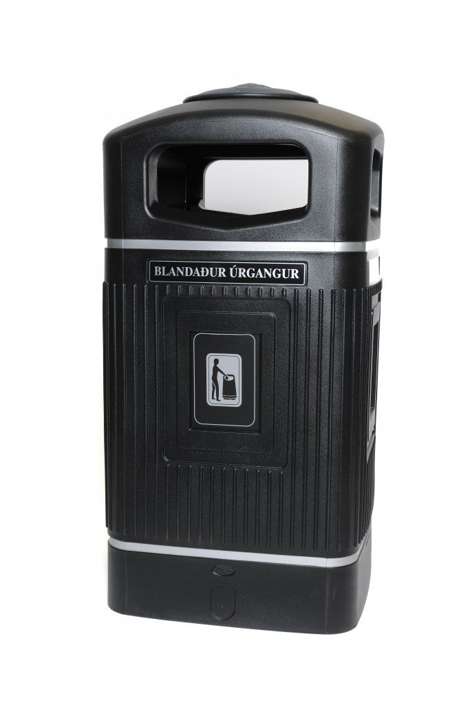 Glasdon Jubilee tunna 110 ltr. með öskubakka