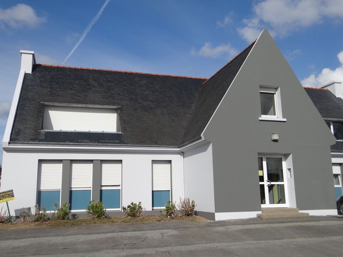 Façade d'une maison bretonne