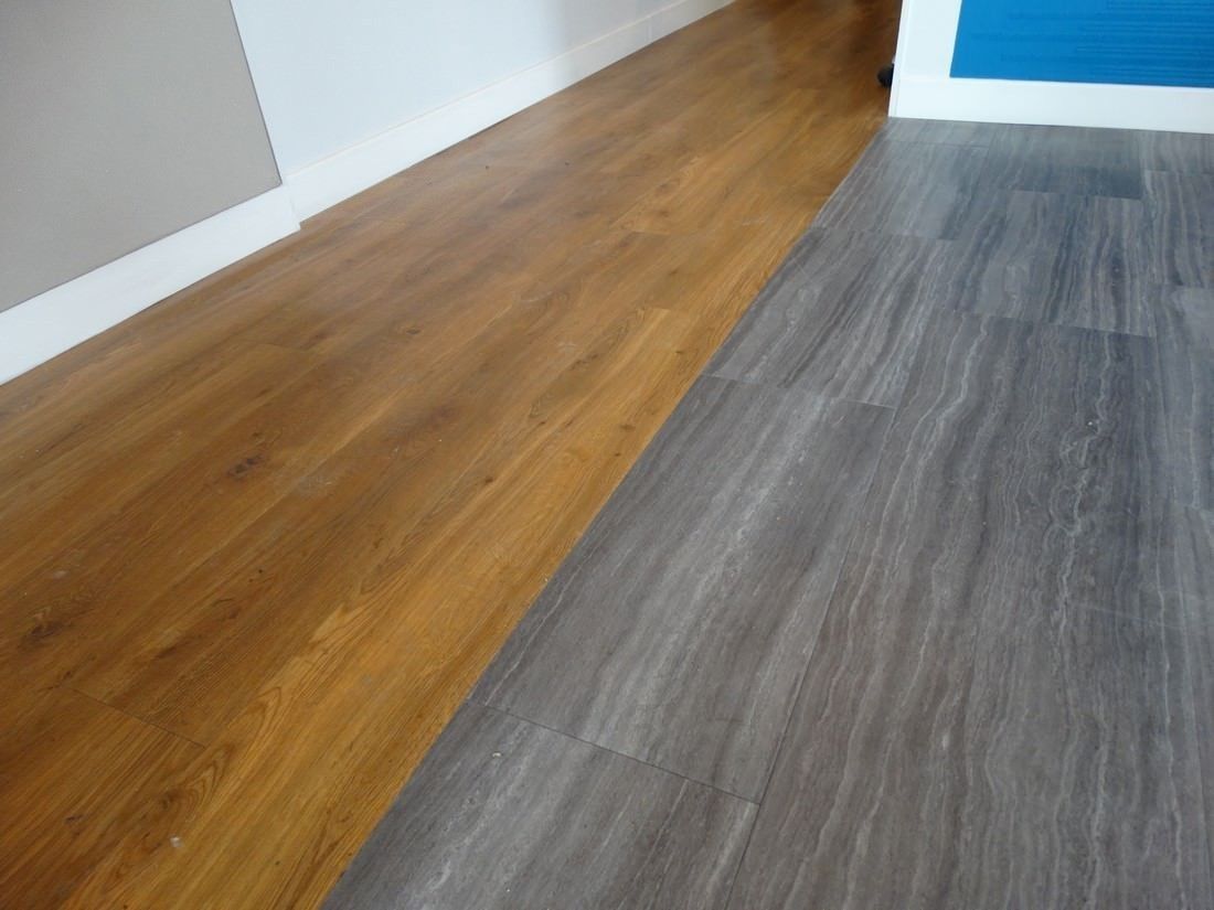 Jonction entre deux types de parquet différents