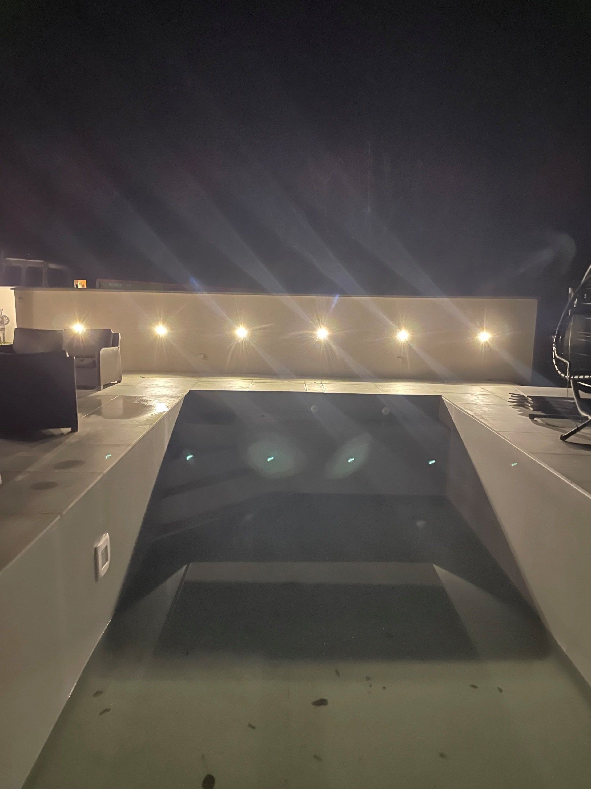 Éclairage piscine