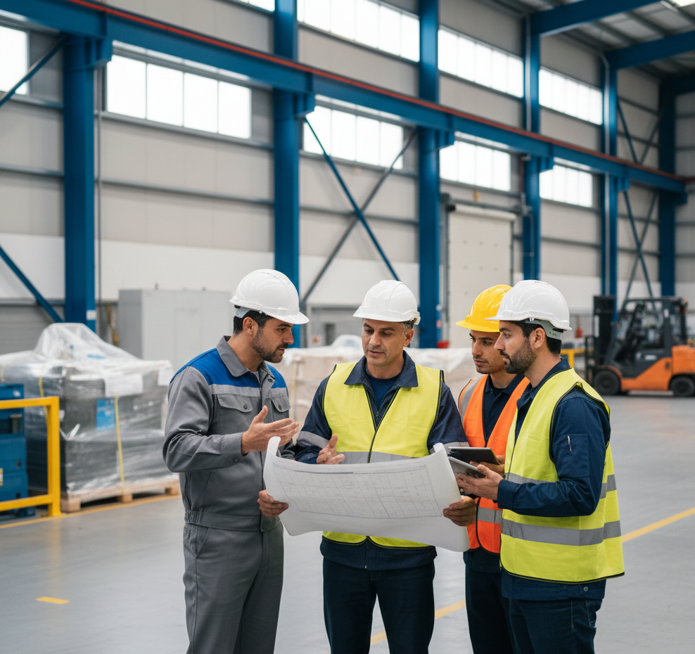 Equipo revisa documentación para comunicar información a clientes