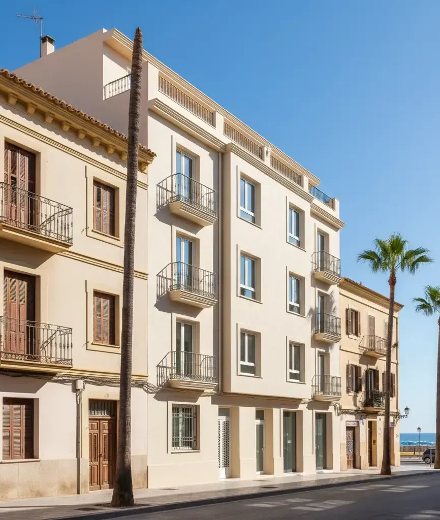 Renovación de fachadas y pintura exterior en Vinaròs.