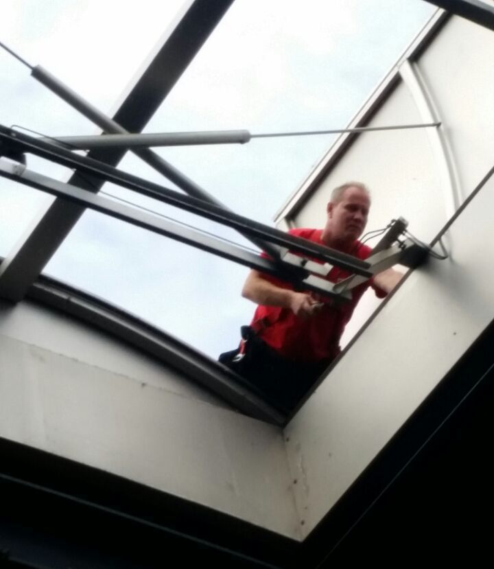 Arbeiten auf dem Dach