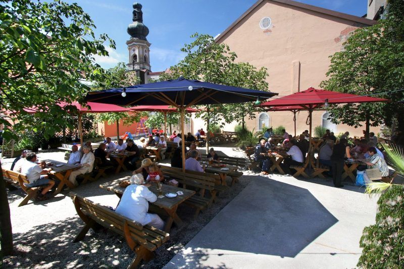 Hopfen, der in der Weißbierbrauerei Josef Bayer GmbH verwendet wird