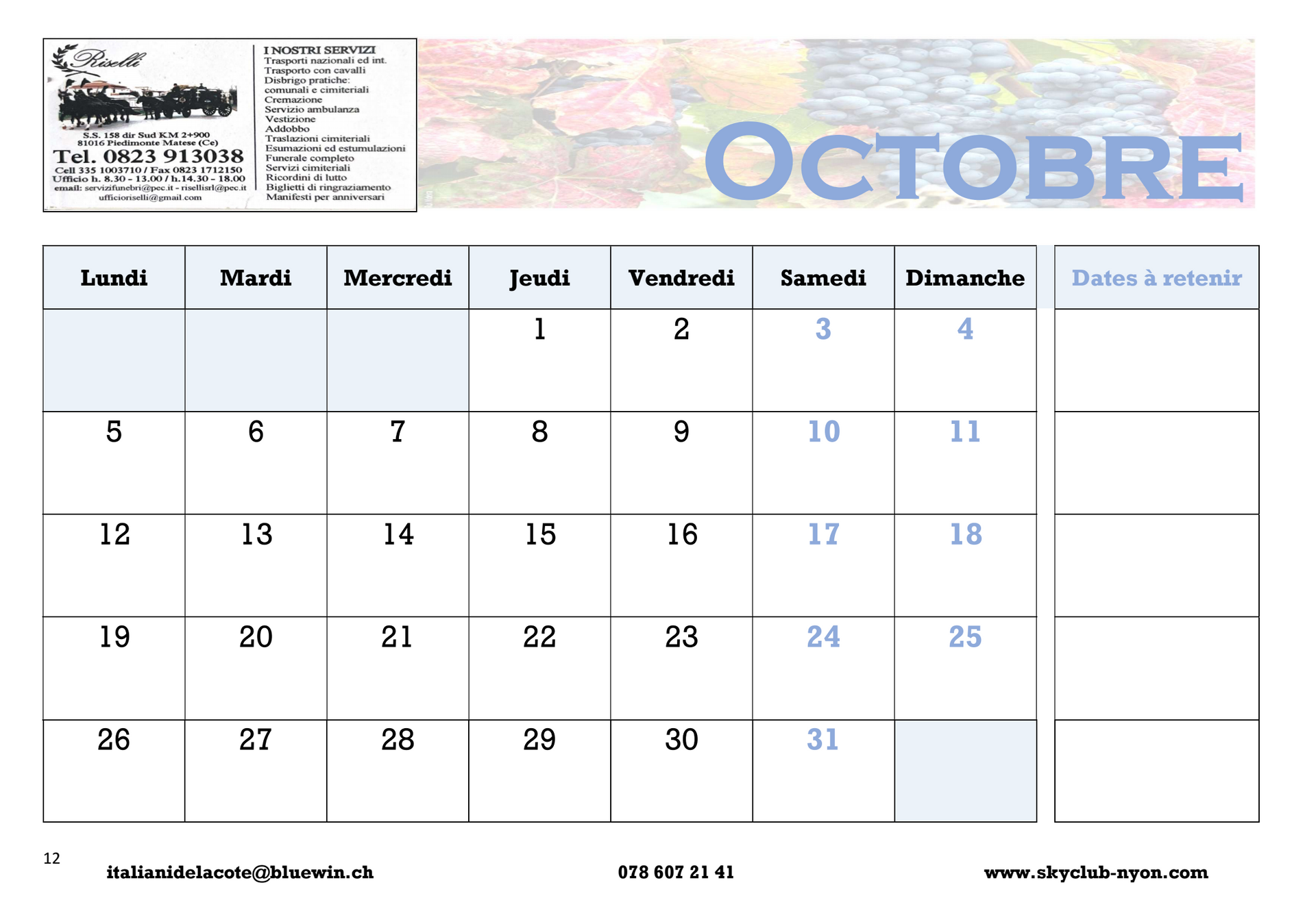 Association Italiani De La Côte
