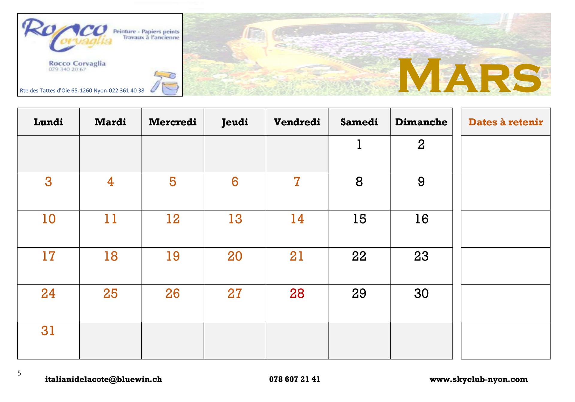 Association Italiani De La Côte
