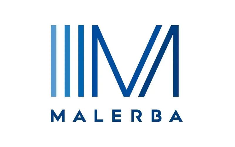 Logo bleu MALERBA