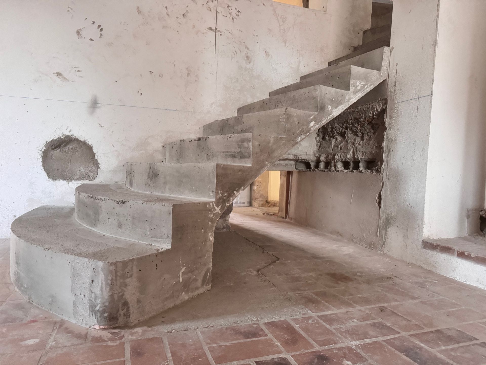 Escaliers maçonnés