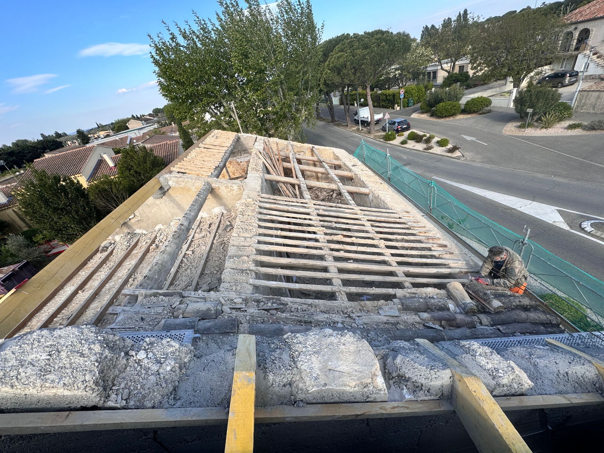 Travaux de charpente