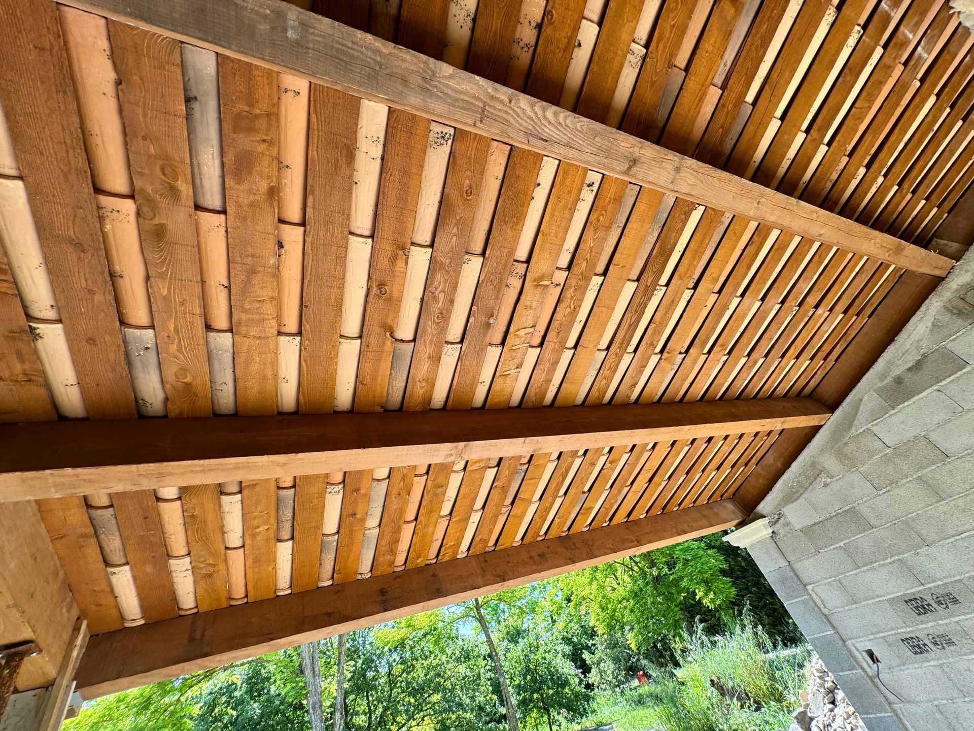 Pose d'une nouvelle charpente