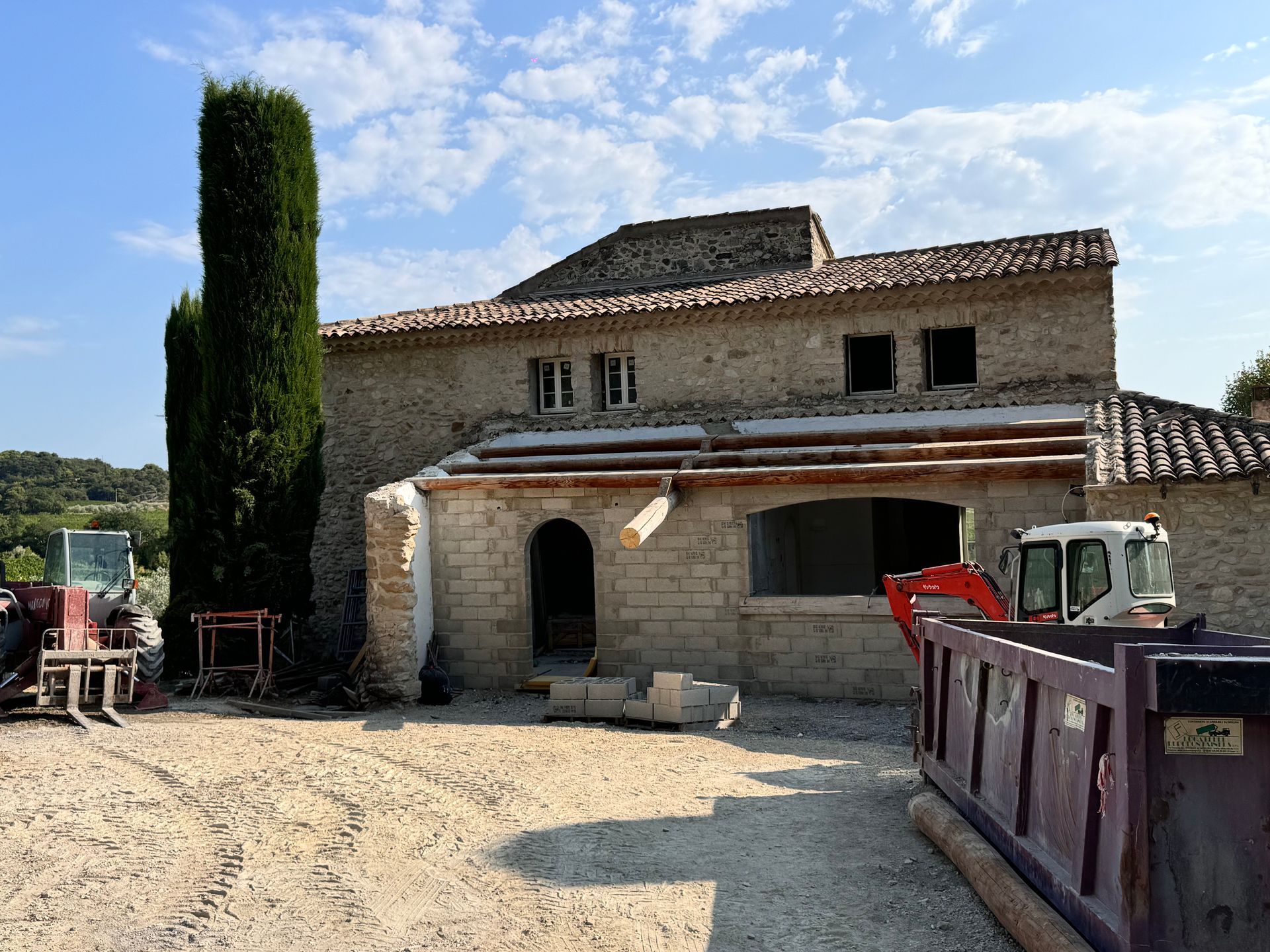 Travaux de préparation à la construction