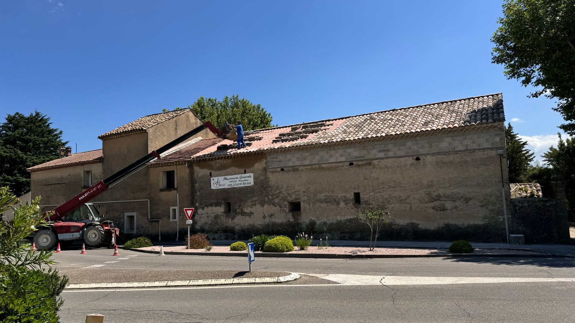 Travaux de rénovation de couverture