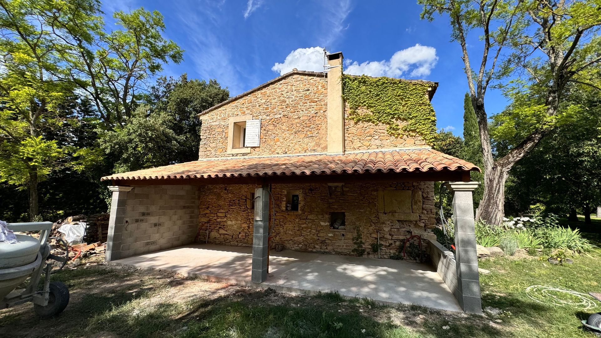 Rénovation de préau