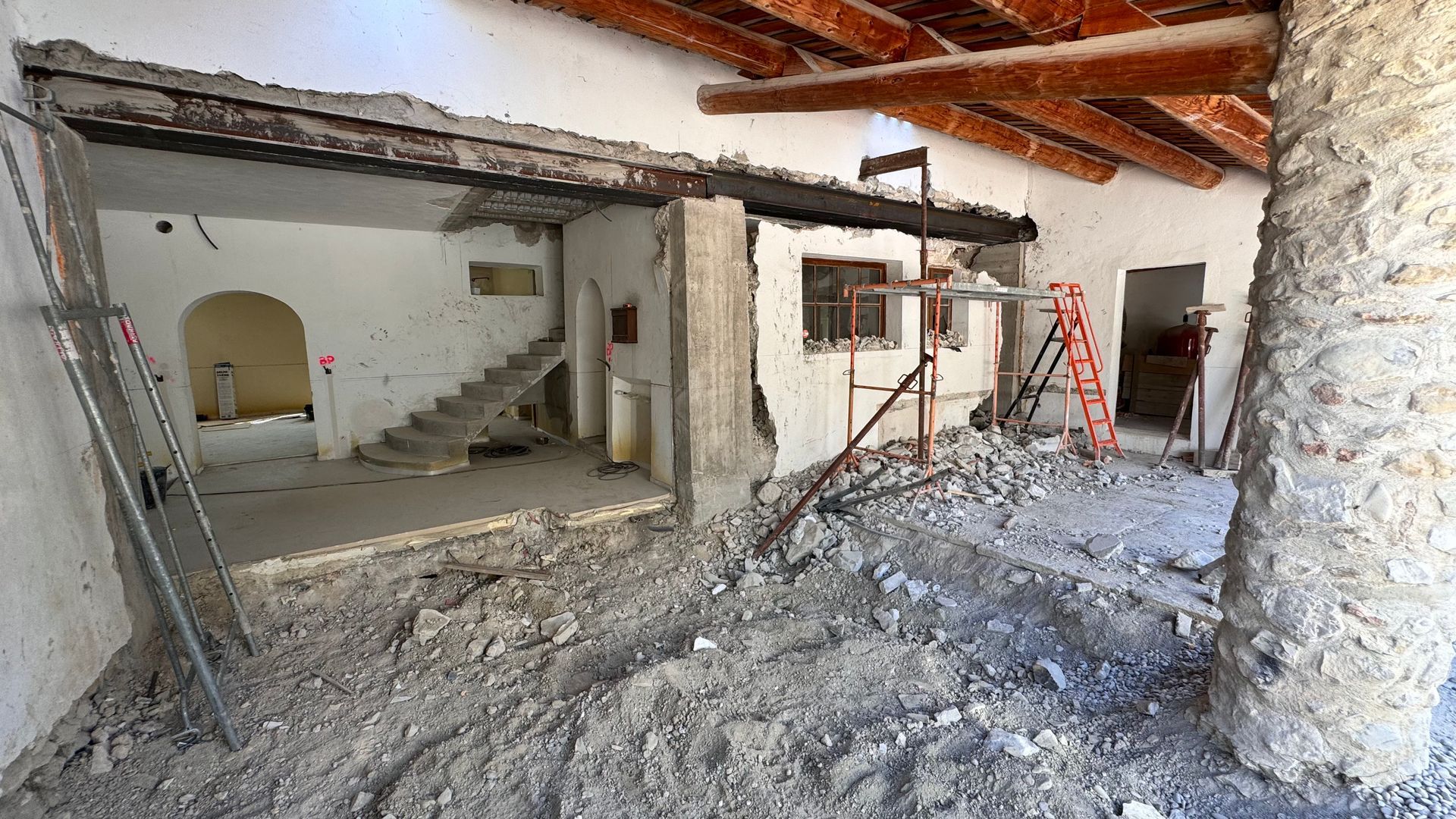 Travaux d'ouvertures intérieures