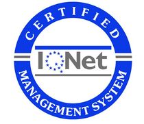 Un logotipo de sistema de gestión certificado para iqnet