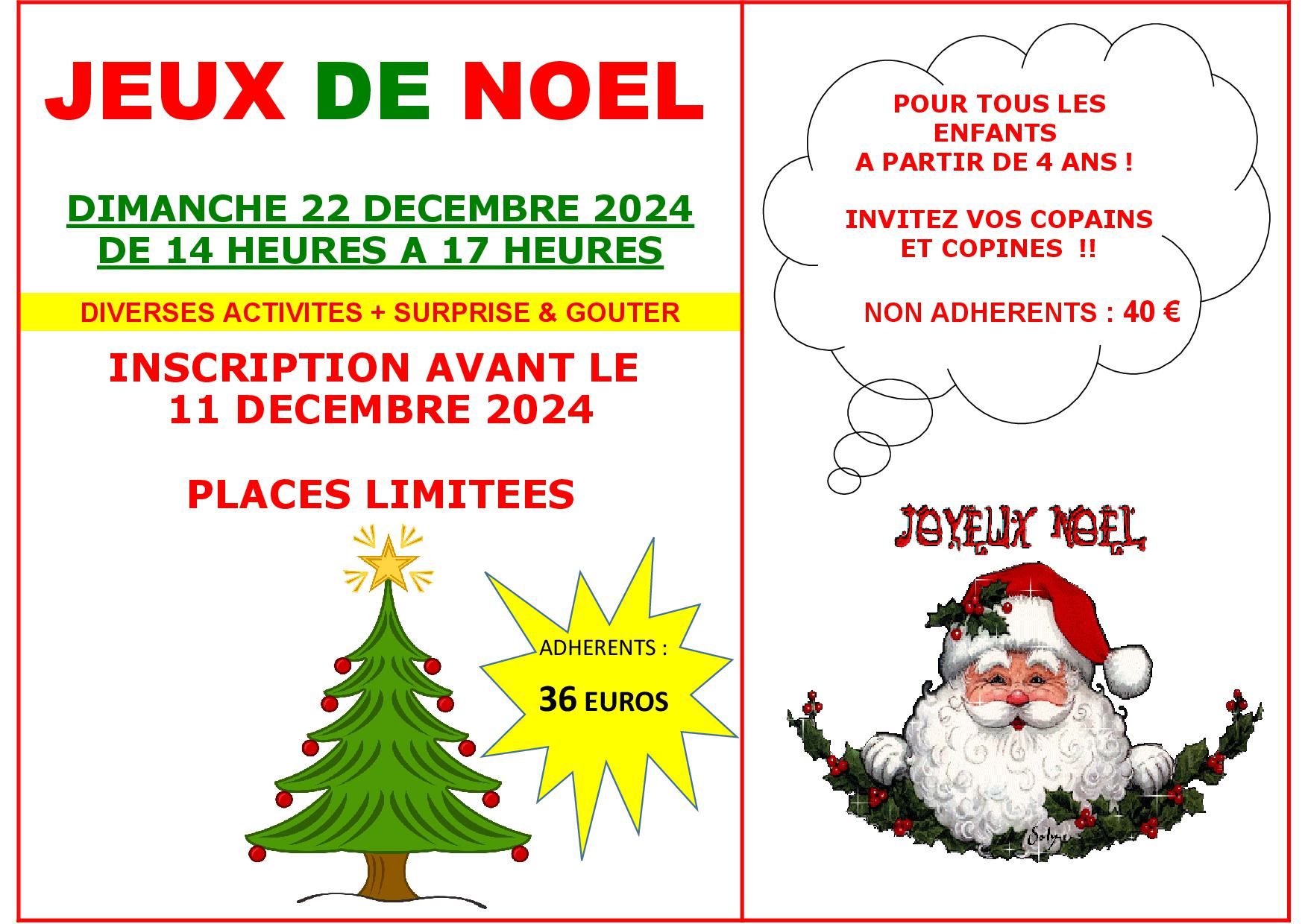 Jeux de Noël 2024