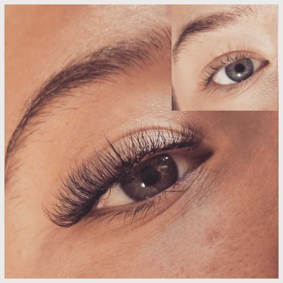 mise en beauté des sourcils